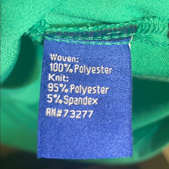 Apt.9 Teal Blue Green Vneck Blouse in Medium - Picture 4 of 6